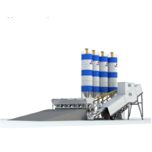 Automatic computer PLC control HZS120 concrete mixing plant